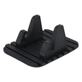 Suporte de silicone para telefone para carro painel suporte para mesa preto
