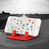 Suporte de silicone para telefone para carro painel suporte para mesa preto