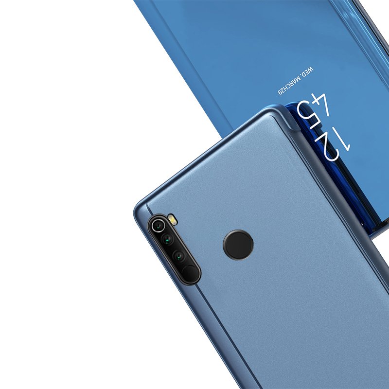 Capa transparente da caixa para Xiaomi Redmi Note 8 azul