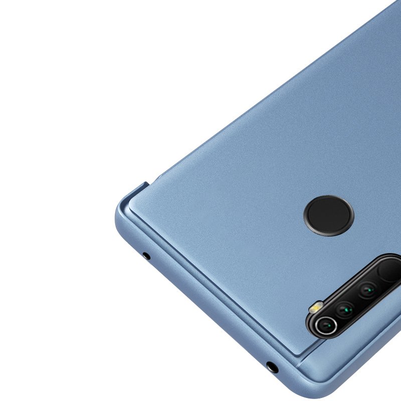 Capa transparente da caixa para Xiaomi Redmi Note 8 azul
