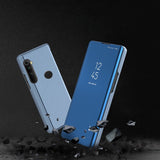 Capa transparente da caixa para Xiaomi Redmi Note 8 azul