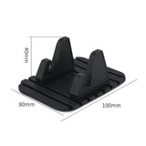 Suporte de silicone para telefone para carro painel mesa suporte vermelho