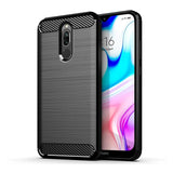 Capa carbono Capa flexível de TPU para Xiaomi Redmi 8 preta