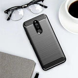 Capa carbono Capa flexível de TPU para Xiaomi Redmi 8 preta
