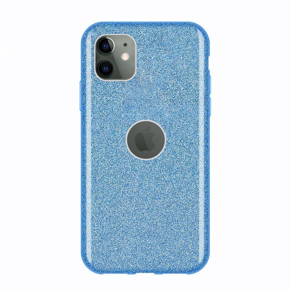 Capa brilhante Wozinsky com brilho para iPhone 11 azul