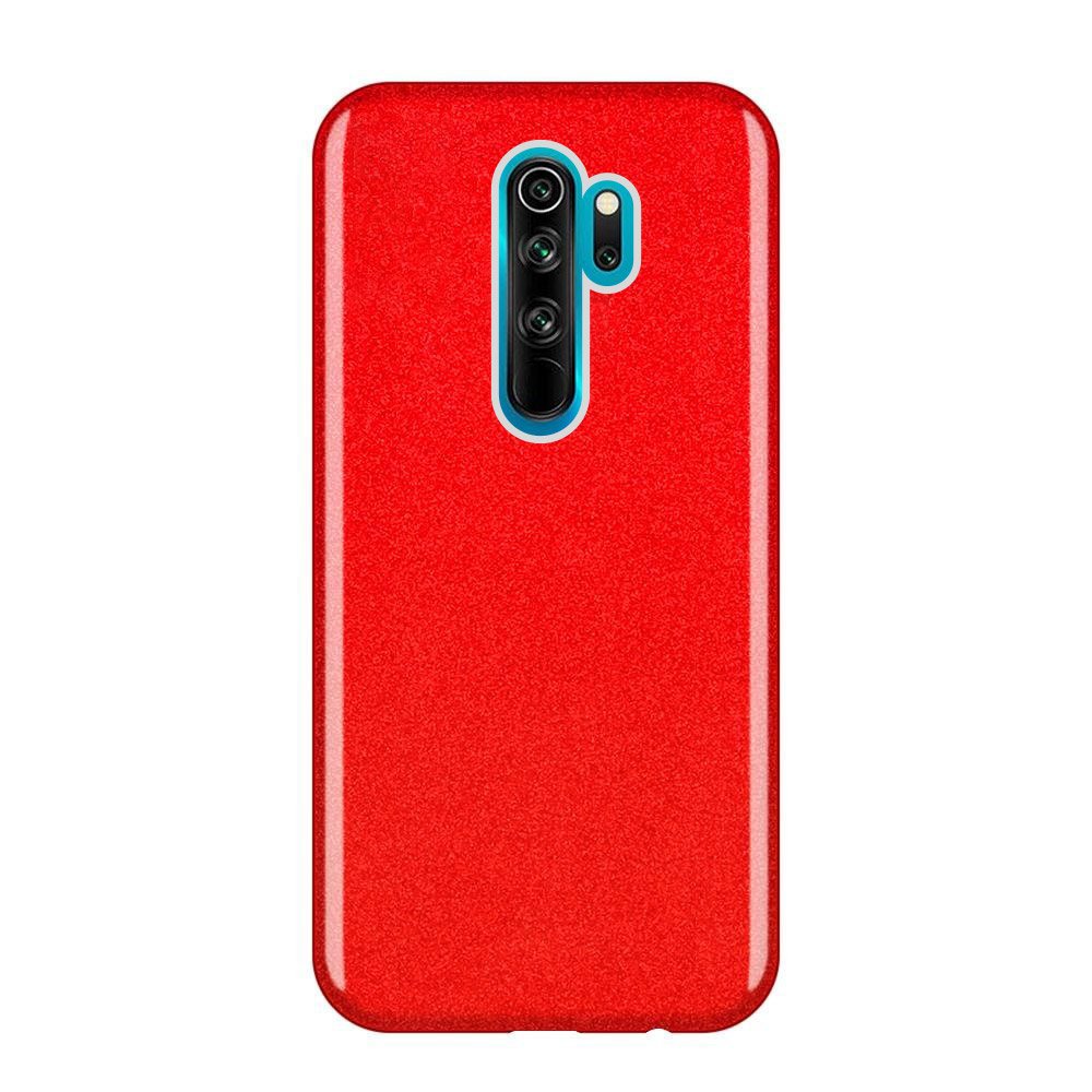 Capa brilhante Wozinsky para Xiaomi Redmi Note 8 Pro vermelho