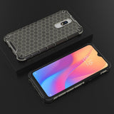 Capa de armadura em caixa de favo de mel com pára-choque de TPU para Xiaomi Redmi 8A  -  Xiaomi Redmi 8 preto