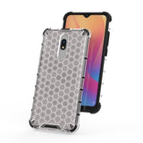 Capa de armadura em caixa de favo de mel com pára-choque de TPU para Xiaomi Redmi 8A  -  Xiaomi Redmi 8 preto
