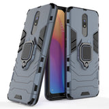 Estojo de armadura de anel Capa resistente e resistente para Xiaomi Redmi 8A  -  Xiaomi Redmi 8 azul
