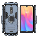 Estojo de armadura de anel Capa resistente e resistente para Xiaomi Redmi 8A  -  Xiaomi Redmi 8 azul
