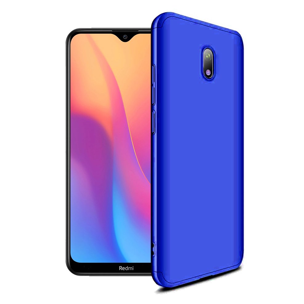 Capa de proteção GKK 360 frontal e traseira capa completa Xiaomi Redmi 8A azul