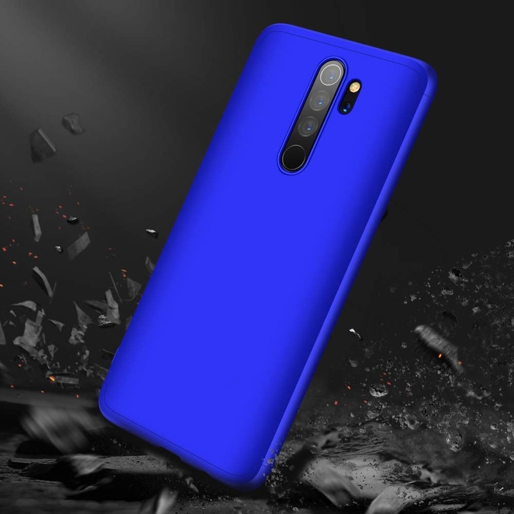 Capa de proteção GKK 360 frontal e traseira capa completa Xiaomi Redmi 8A azul