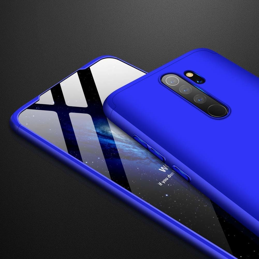 Capa de proteção GKK 360 frontal e traseira capa completa Xiaomi Redmi 8A azul