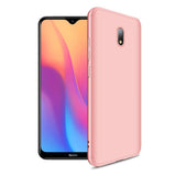 Capa de proteção frontal e traseira GKK 360 Capa de corpo inteiro Xiaomi Redmi 8A rosa
