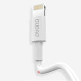 Cabo de carregamento de dados Dudao USB  -  Lightning 3A 1m branco (L1L branco)