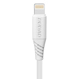 Cabo de dados de carregamento Dudao USB  -  Lightning Fast 5A 2m branco (L2L 2m branco)