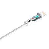 Cabo de carregamento de dados Dudao USB  -  Lightning 2.1A 1m branco (L4L 1m branco)