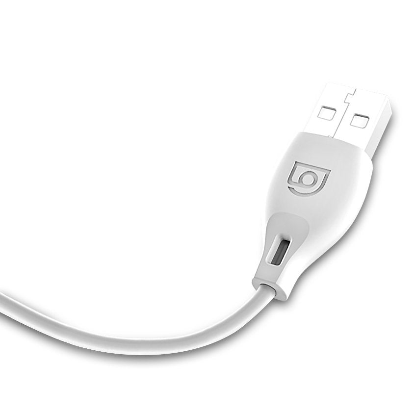 Cabo de carregamento de dados Dudao USB  -  Lightning 2.1A 1m branco (L4L 1m branco)