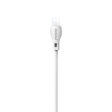 Cabo de carregamento de dados Dudao micro USB 2.4A 1m branco (L4M 1m branco)