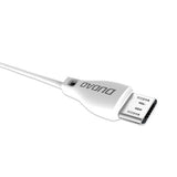 Cabo de carregamento de dados Dudao micro USB 2.4A 1m branco (L4M 1m branco)