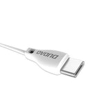 Cabo de carregamento de dados Dudao USB Tipo-C 2.1A 1m branco (L4T 1m branco)