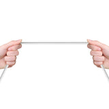 Cabo de carregamento de dados Dudao USB Tipo-C 2.1A 2m branco (L4T 2m branco)