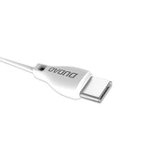 Cabo de carregamento de dados Dudao USB Tipo-C 2.1A 2m branco (L4T 2m branco)