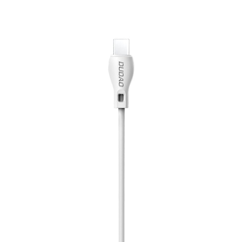 Cabo de carregamento de dados Dudao USB Tipo-C 2.1A 2m branco (L4T 2m branco)