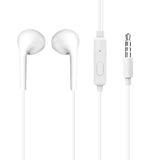 Auriculares Dudao Lateral Auriculares Auriculares com controle remoto branco (X10S branco)