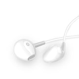 Auriculares Dudao Lateral Auriculares Auriculares com controle remoto branco (X10S branco)