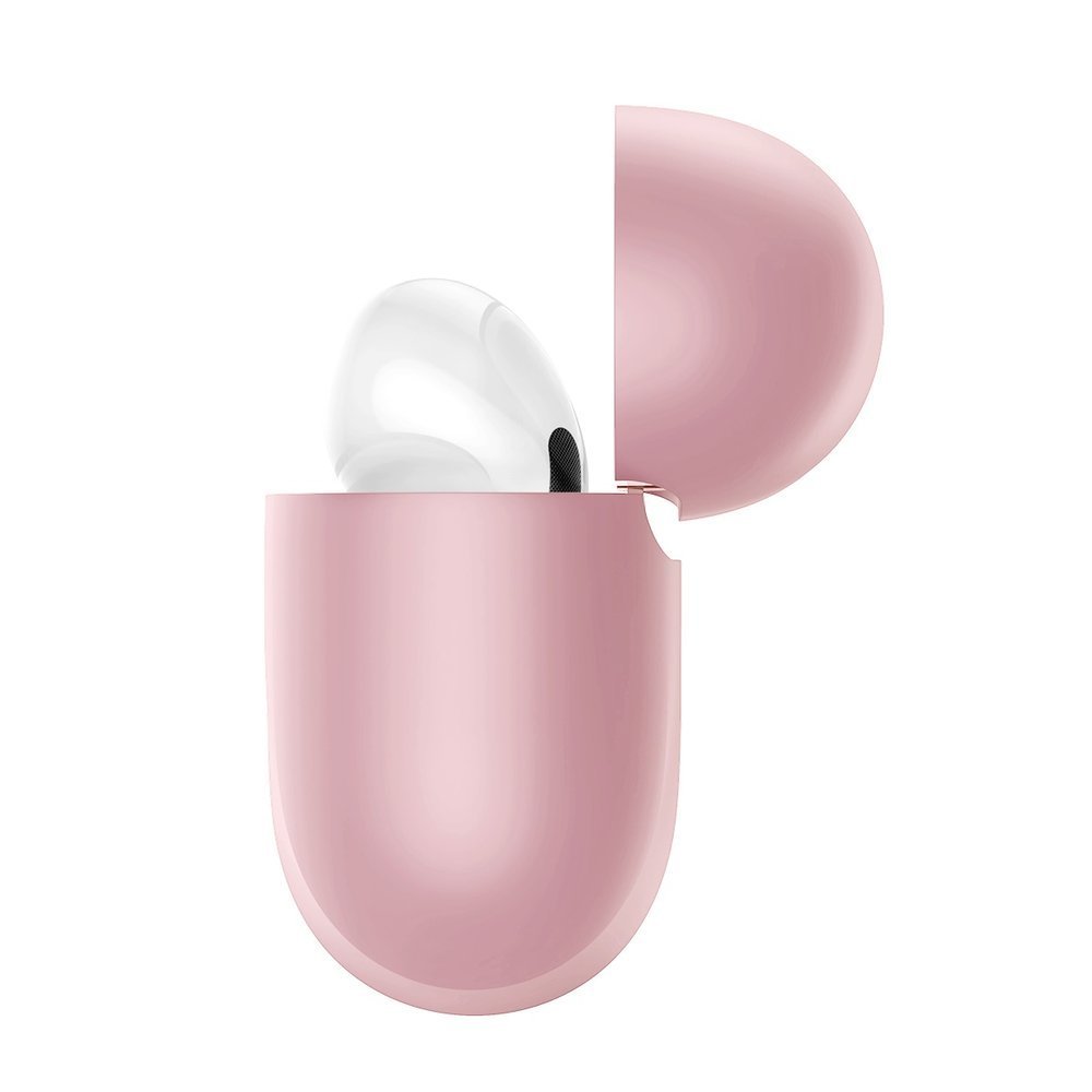 Protetor de caixa de sílica gel Baseus Shell para Apple Airpods Pro rosa (WIAPPOD-BK04)