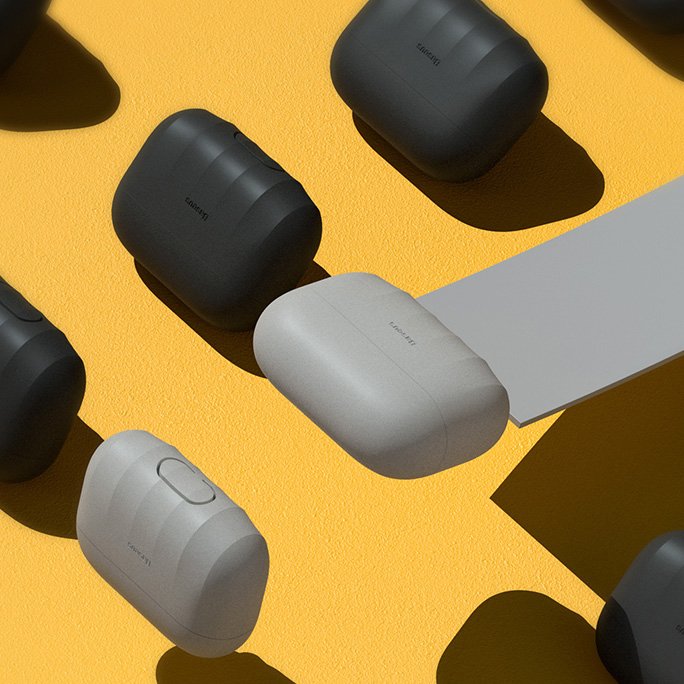 Protetor de capa de sílica gel Baseus Shell para Apple Airpods Pro violeta (WIAPPOD-BK05)