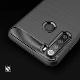 Capa carbono Capa flexível de TPU para Xiaomi Redmi Note 8 azul