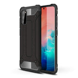 Capa Hybrid Armor Capa resistente e resistente para Samsung Galaxy S20 preta
