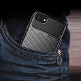 Capa Thunder Capa flexível resistente resistente em TPU para iPhone SE 2020  -  iPhone 8  -  iPhone 7 preta