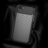 Capa Thunder Capa flexível resistente resistente em TPU para iPhone SE 2020  -  iPhone 8  -  iPhone 7 preta