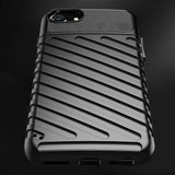 Capa Thunder Capa flexível resistente resistente em TPU para iPhone SE 2020  -  iPhone 8  -  iPhone 7 preta