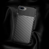 Capa Thunder Capa flexível resistente resistente e resistente de TPU para iPhone 8 Plus  -  iPhone 7 Plus preta