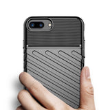 Capa Thunder Capa flexível resistente resistente e resistente de TPU para iPhone 8 Plus  -  iPhone 7 Plus preta