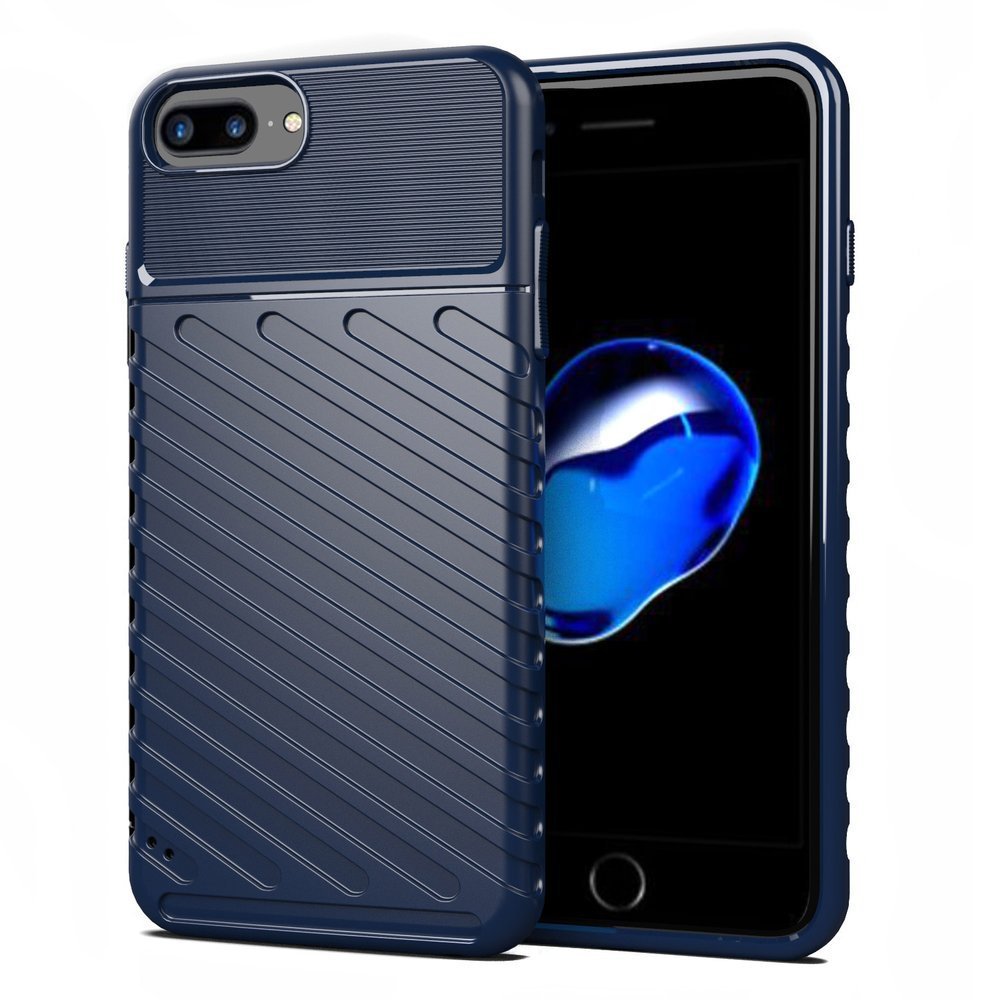 Capa Thunder Capa flexível resistente resistente em TPU para iPhone 8 Plus  -  iPhone 7 Plus azul