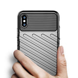 Capa Thunder capa flexível resistente resistente em TPU para iPhone XS Max verde