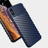 Capa Thunder capa flexível resistente resistente em TPU para iPhone XS Max verde
