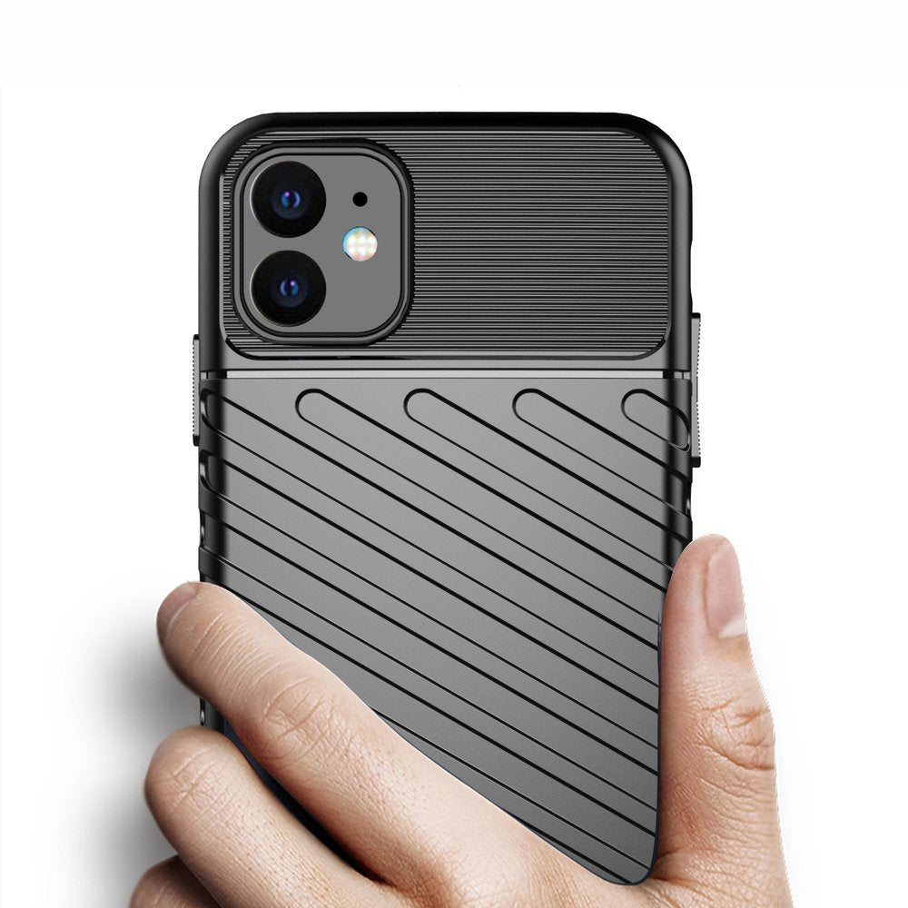 Capa Thunder capa flexível resistente resistente e resistente de TPU para iPhone 11 azul