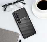 Capa Thunder Capa flexível resistente resistente em TPU para Samsung Galaxy Note 10 preta