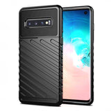 Capa Thunder capa flexível resistente resistente em TPU para Samsung Galaxy S10 preta
