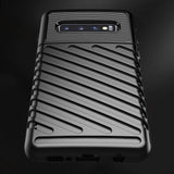 Capa Thunder capa flexível resistente resistente em TPU para Samsung Galaxy S10 preta