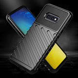 Capa Thunder Capa flexível resistente resistente e resistente de TPU para Samsung Galaxy S10 Plus preta