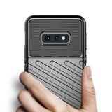 Capa Thunder Capa flexível resistente resistente e resistente de TPU para Samsung Galaxy S10 Plus preta