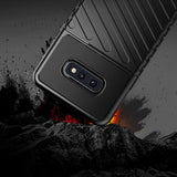 Capa Thunder Capa flexível resistente resistente em TPU para Samsung Galaxy S10e preta