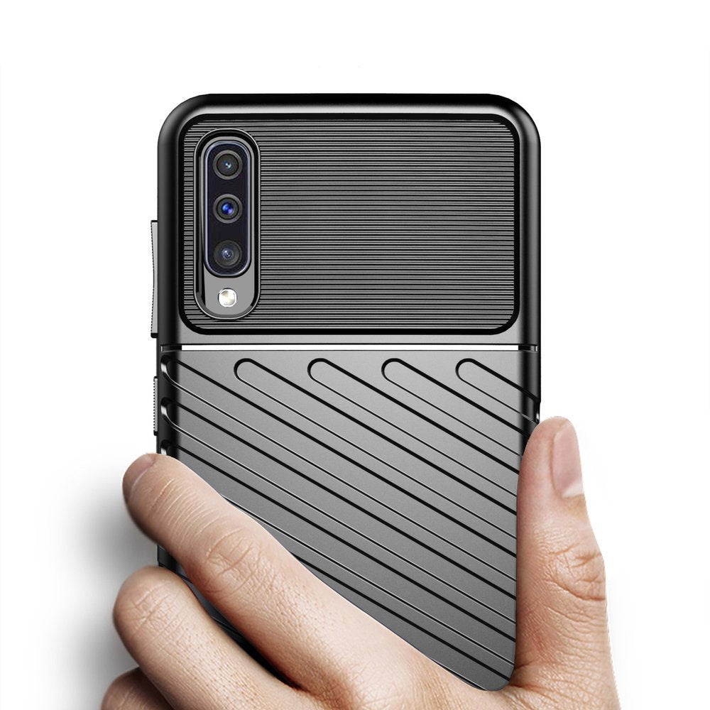 Capa Thunder Capa flexível resistente resistente em TPU para Samsung Galaxy A50s  -  Galaxy A50  -  Galaxy A30s azul